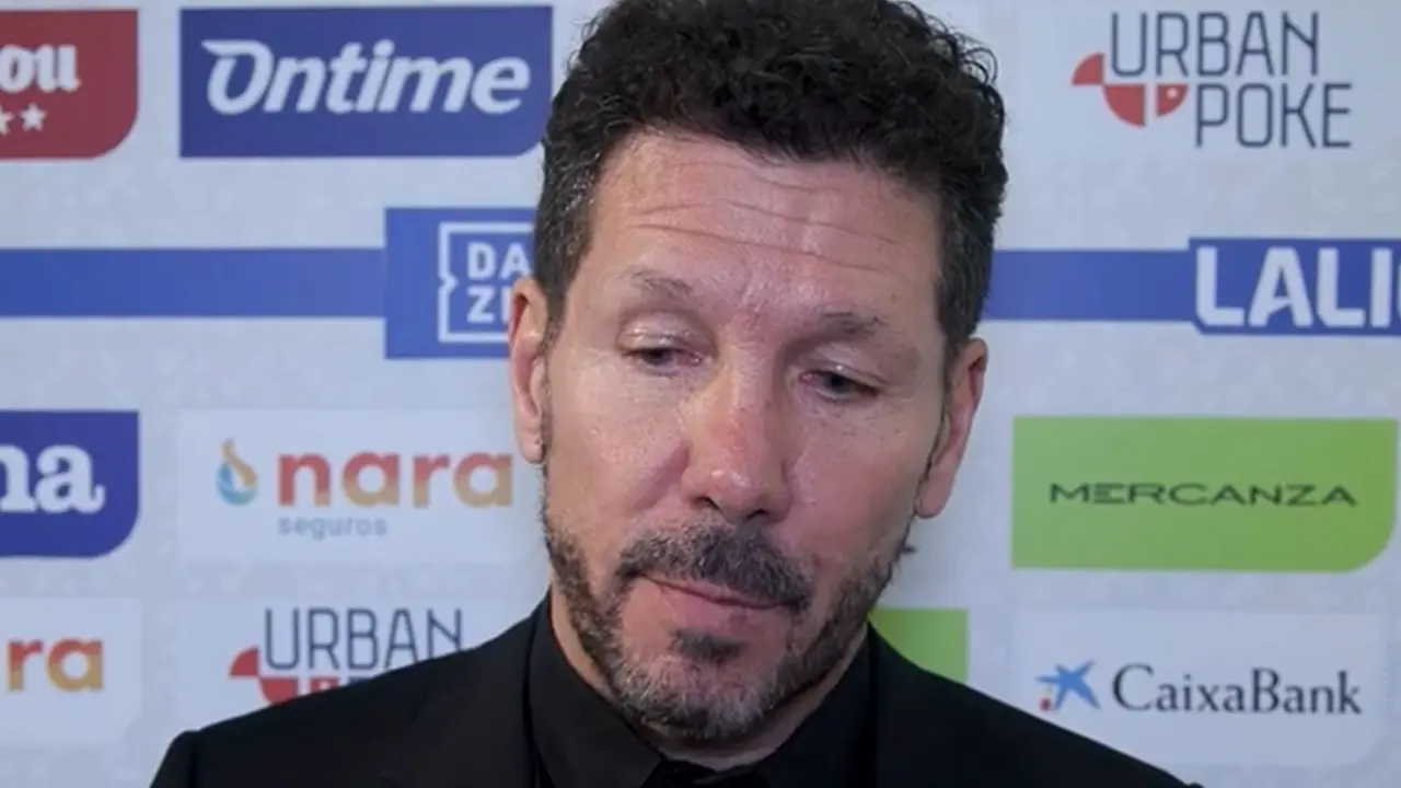 Simeone tras caer en Legan&eacute;s | Fuente @Atleti