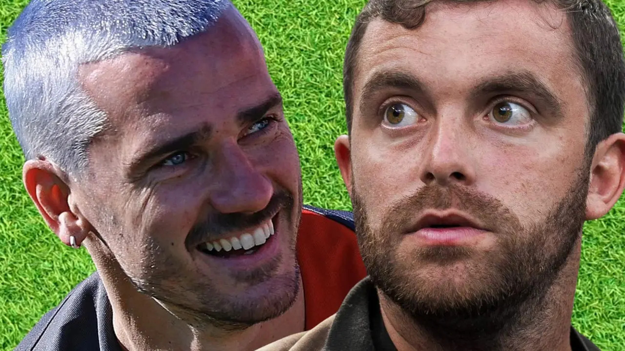 Griezmann y Fabrizio Romano | Fuente @Canva
