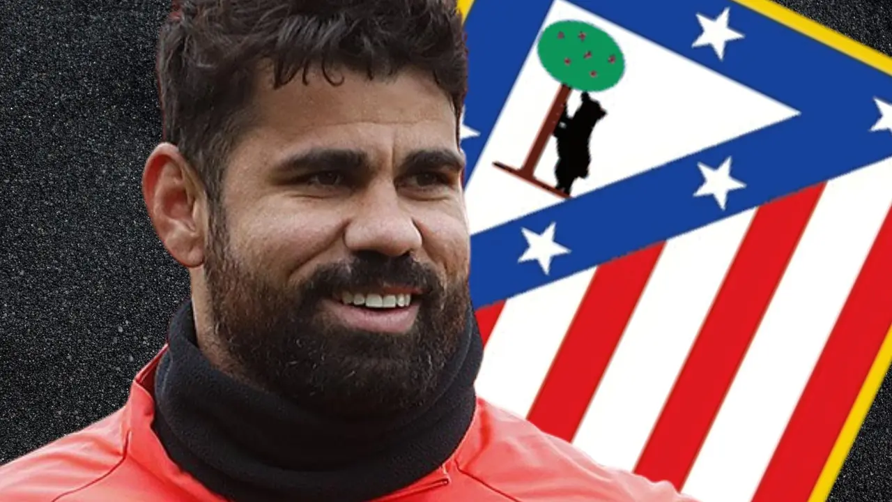 Diego Costa con el escudo | Fuente @Canva