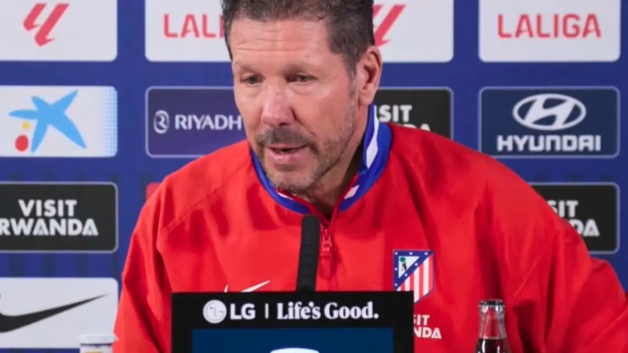 Las palabras de Simeone.| Fuente @Atleti