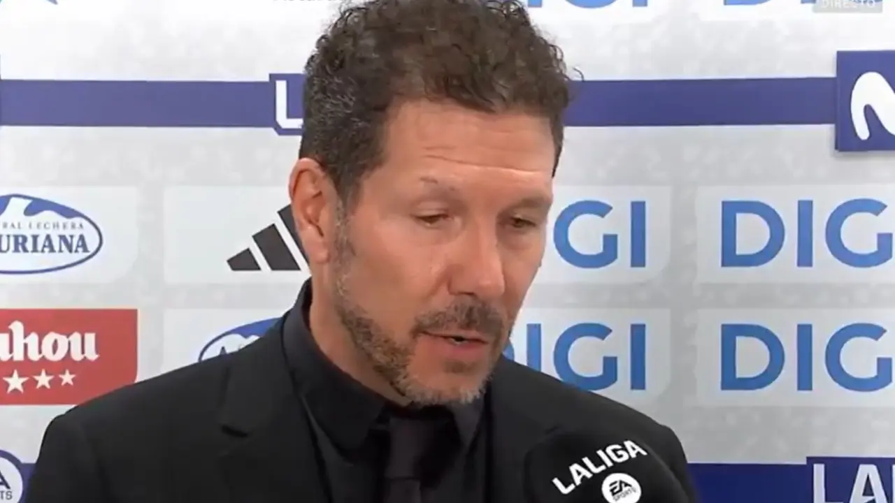 Simeone habla sobre Julio D&iacute;az. | Fuente: (@movistarplus)