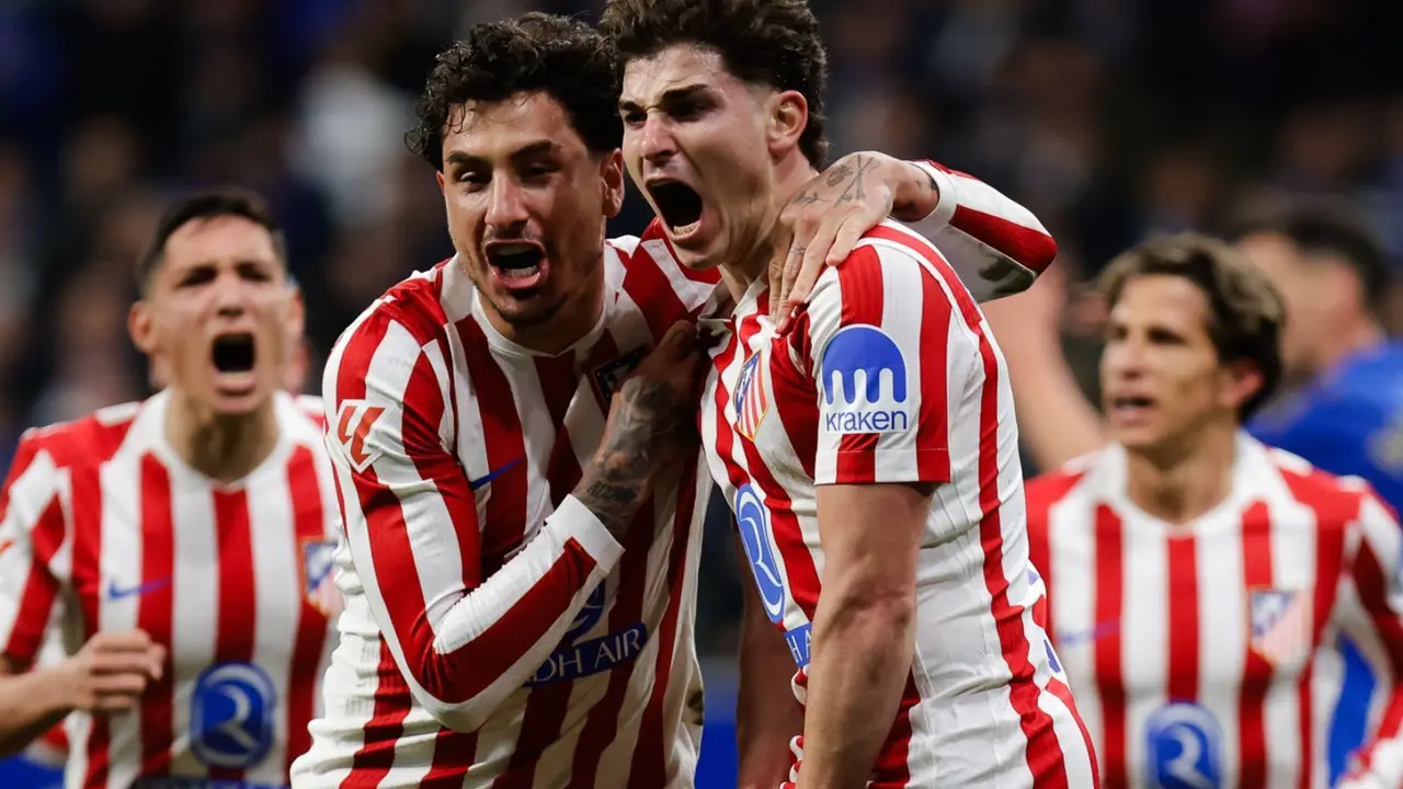 Juli&aacute;n celebrando un gol | Fuente @Atleti