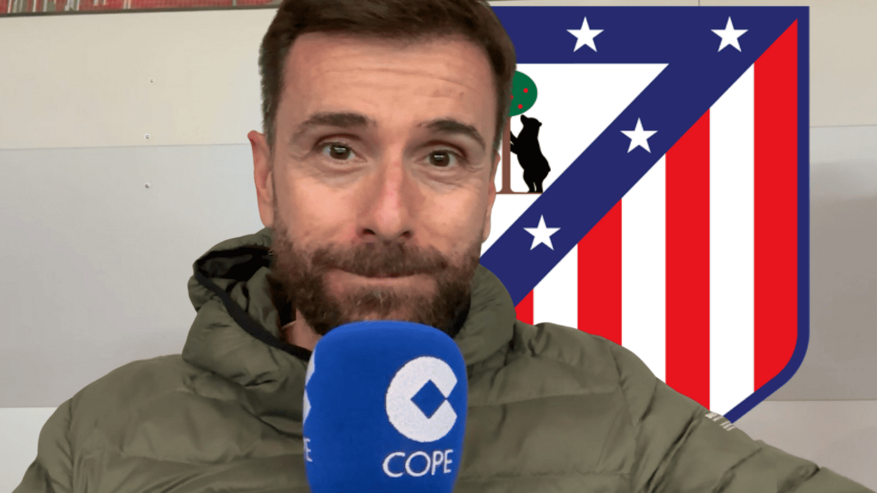 Rub&eacute;n Mart&iacute;n carga contra el juego del Atl&eacute;tico | Fuente (COPE, Canva)