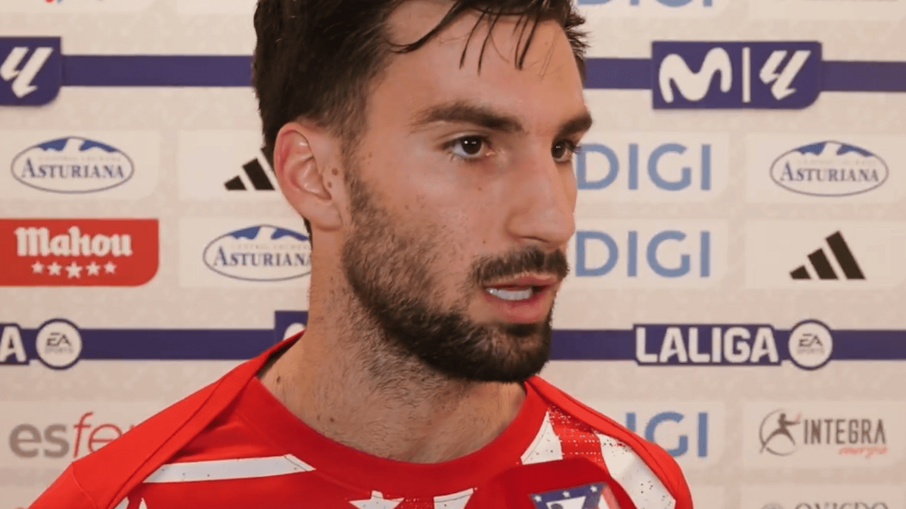 &Aacute;lex Baena habl&oacute; tras el partido | Fuente (@Atleti)
