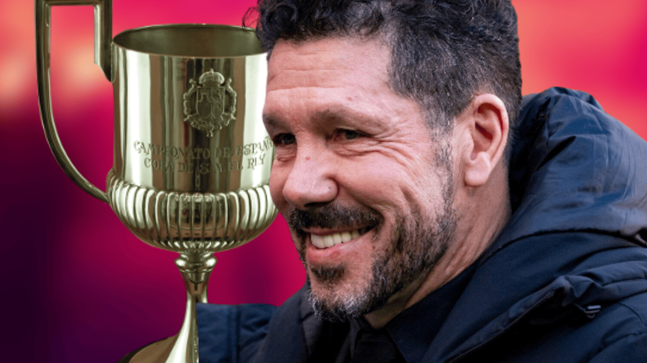 Simeone conf&iacute;a en su arma secreta para la Copa del Rey | Fuente (@Atleti, Copa del Rey, Canva)