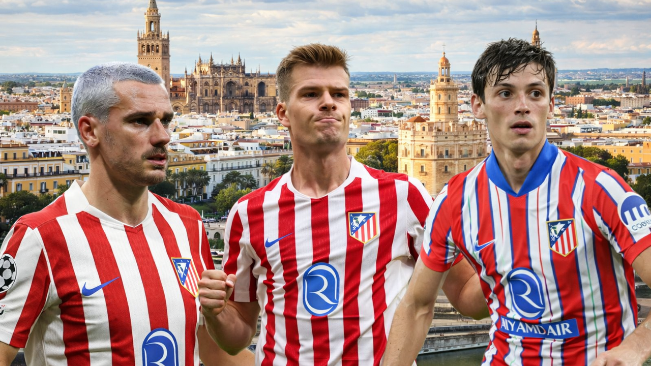 Ser&aacute; un d&iacute;a especial en Sevilla para Griezmann, Le Normand y Sorloth