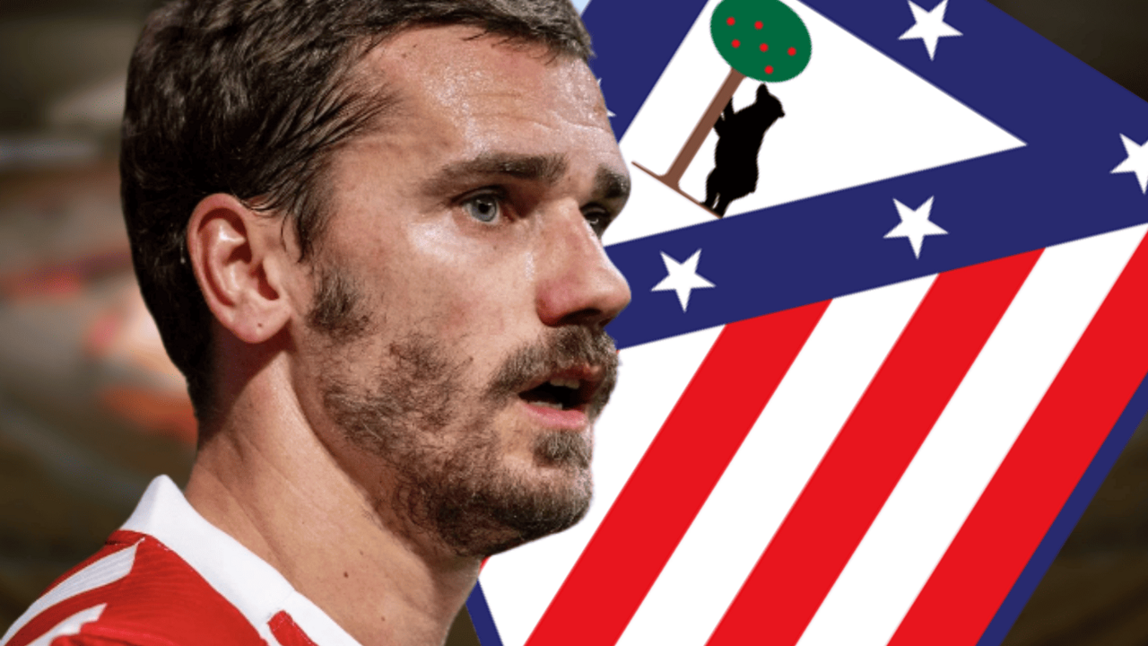 Se busca relevo para Griezmann | Fuente (@Atleti y Canva)