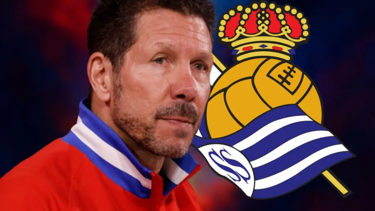 Simeone piensa en la Real Sociedad | Fuente: (Canva, @Atleti)