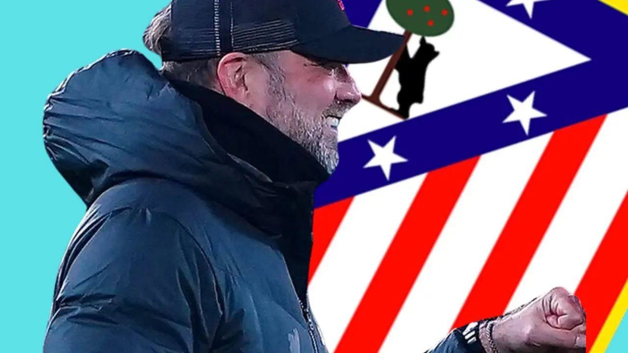 Klopp se aleja del Atl&eacute;tico. | Fuente: (@kloppo y Canva Pro)