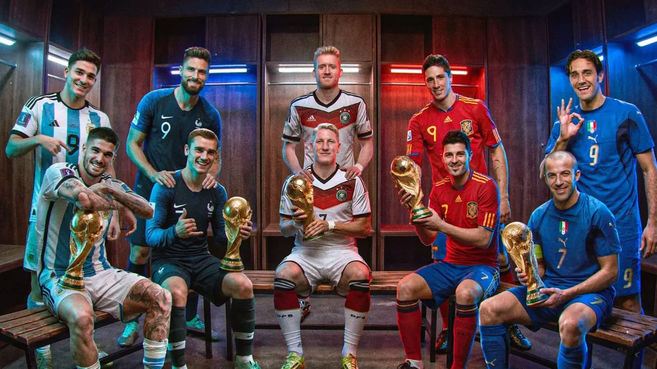 El cartel de la FIFA, con Griezmann.  | Fuente: (@fifaworldcup)