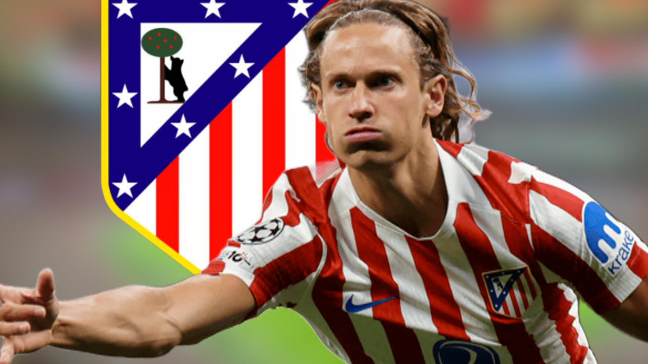 Ya son 7 a&ntilde;os con Marcos Llorente | Fuente (@Atleti y Canva)