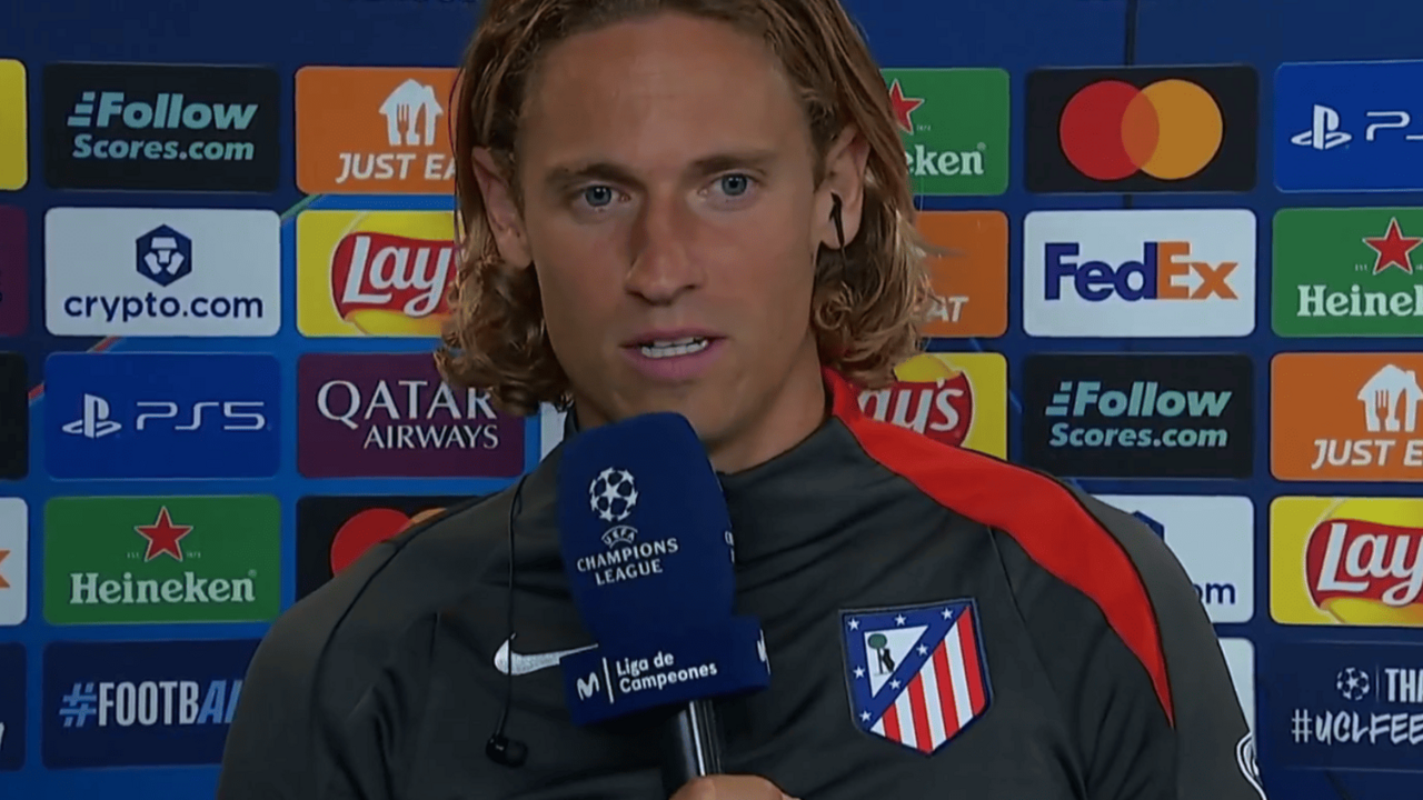 Marcos Llorente en Movistar+ tras la victoria al Tottenham | Fuente (@MPlusDeportes)