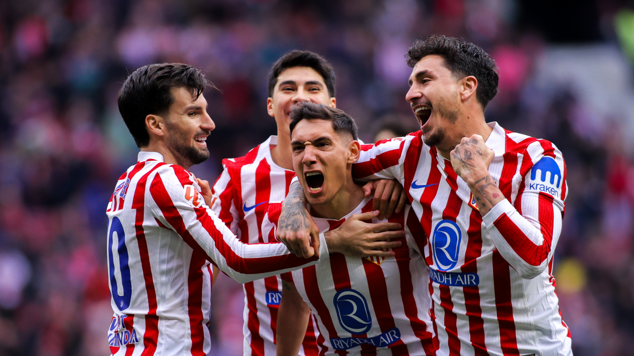 Molina celebrando uno de los goles que llaman la atenci&oacute;n en Italia | Fuente (@Atleti)