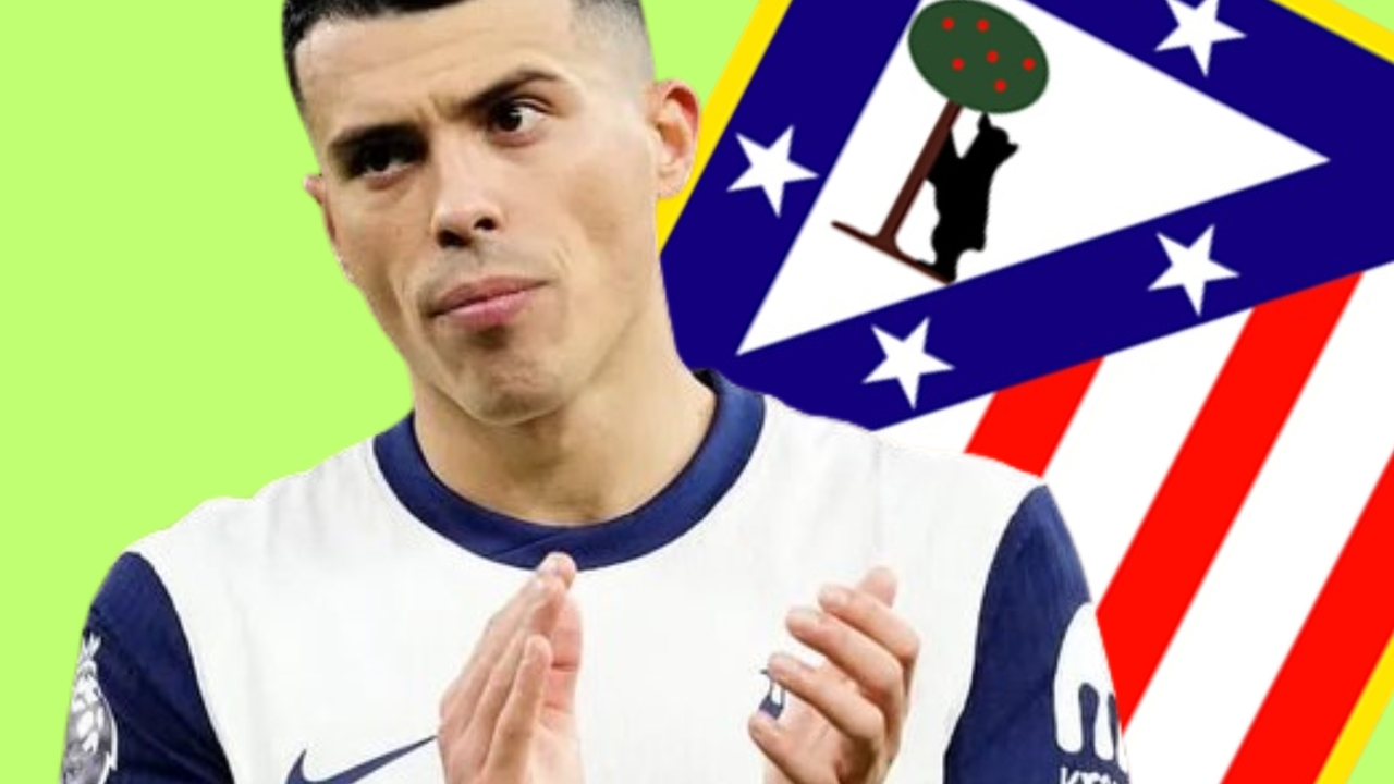 El extreme&ntilde;o opina tras ser eliminado de la Champions en manos de los colchoneros | Fuente: (Canva y @spursoffcial)