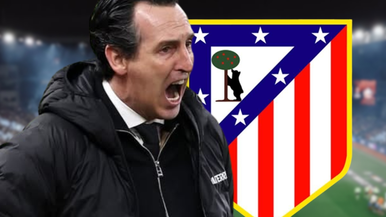 El t&eacute;cnico vasco busca delantero en el Atl&eacute;tico | Fuente: (@astonvilla, @unaiemery_ y Canva)