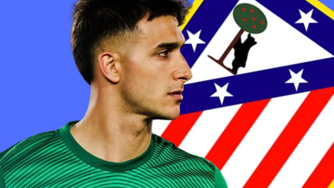 Juan Musso vuelve a cometer un penalti | Fuente (@Atleti y Canva)