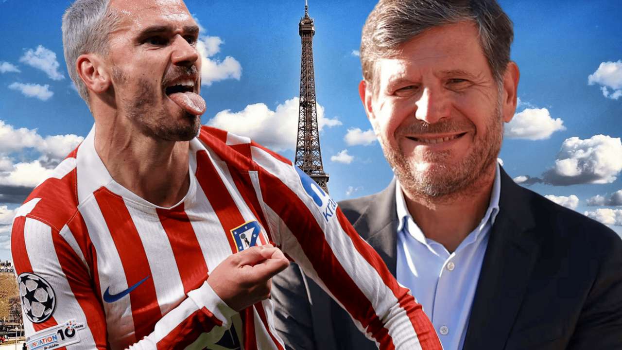 El Atl&eacute;tico busca recambio para Griezmann | Fuente (@Atleti, Canva)