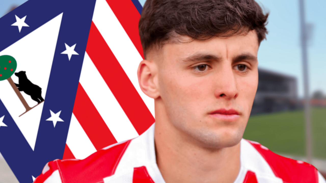 Dani Mart&iacute;nez, defensa del Atl&eacute;tico Madrile&ntilde;o | Fuente (@dani5martiinez, Canva)