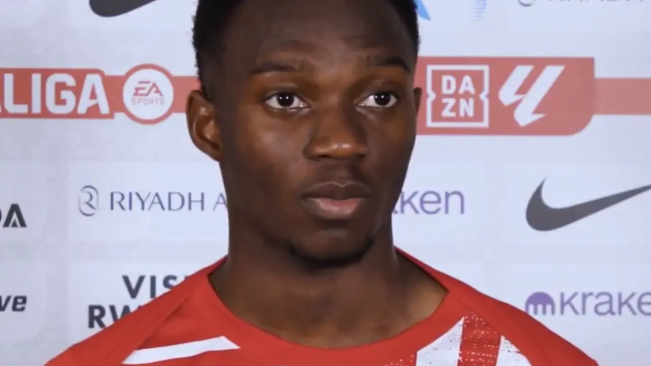 Taufik Seidu se estren&oacute; en LaLiga | Fuente: @Atleti