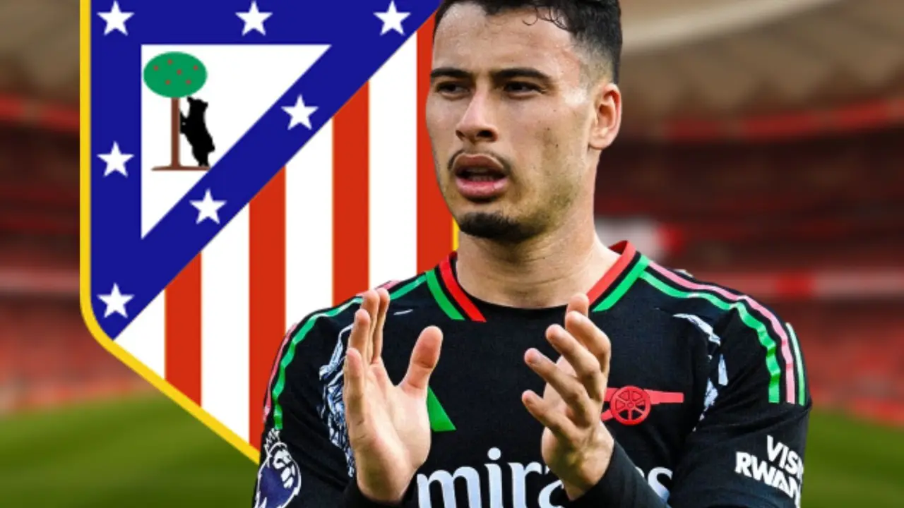 Gabriel Martinelli entra en la agenda del Atl&eacute;tico de Madrid |
 Fuente (@Arsenal, Canva)