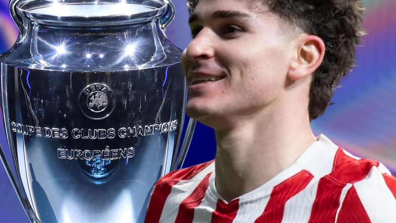 Juli&aacute;n quiere seguir con su idilio en Champions | Fuente: (@juliaanalvarez, @uefachampionsleague y Canva)