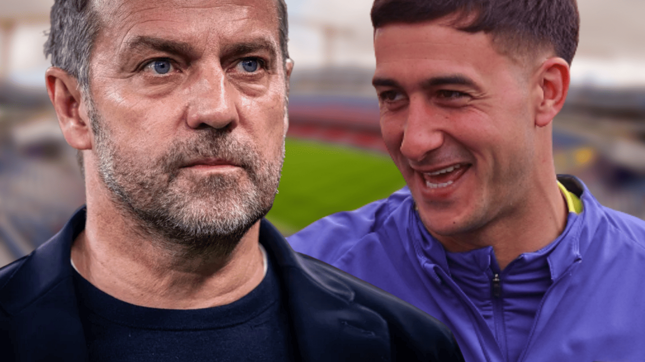 Musso responde a Flick por la pol&eacute;mica del penalti | Fuente (@Atleti, @FCBarcelona, Canva)
