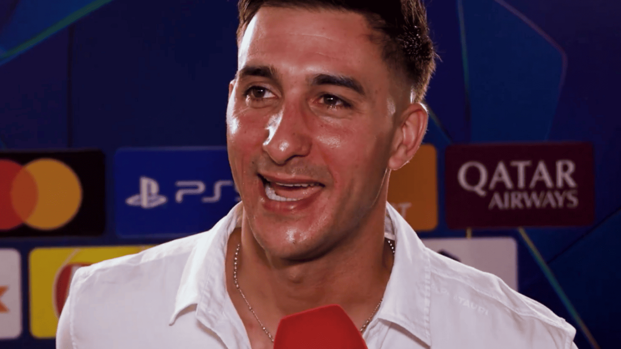 Juan Musso demuestra su felicidad tras la victoria en el Camp Nou | Fuente (@Atleti)