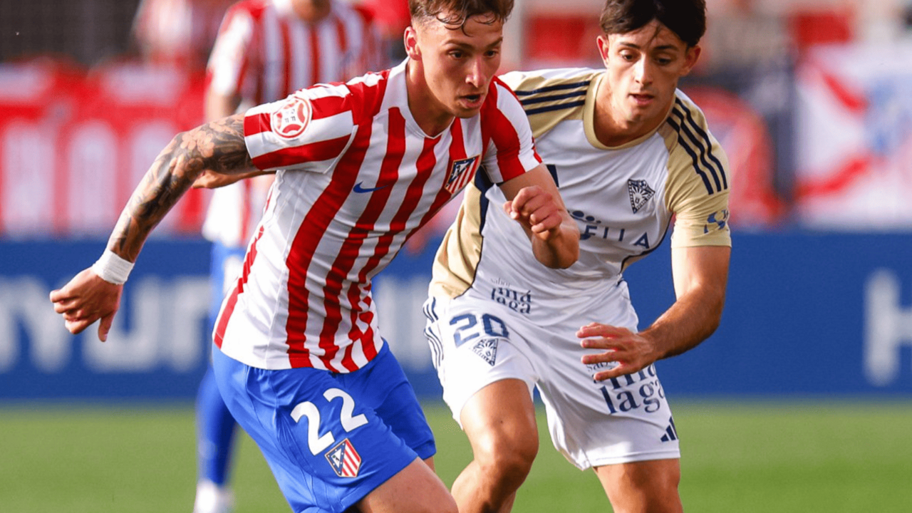 El Atl&eacute;tico Madrile&ntilde;o se llev&oacute; el duelo ante el Marbella | Fuente (@AtletiAcademia)