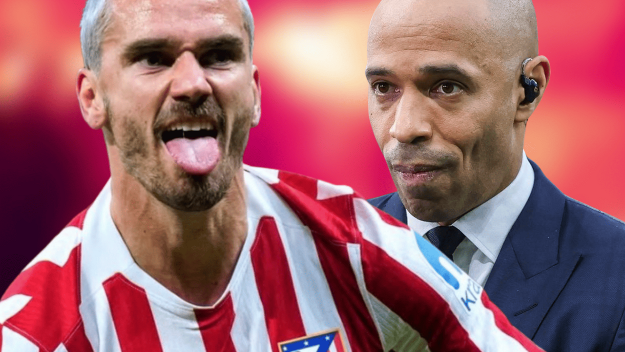 Griezmann se llev&oacute; el halago de Henry | Fuente (fichajes.com, @antogriezmann, Canva)