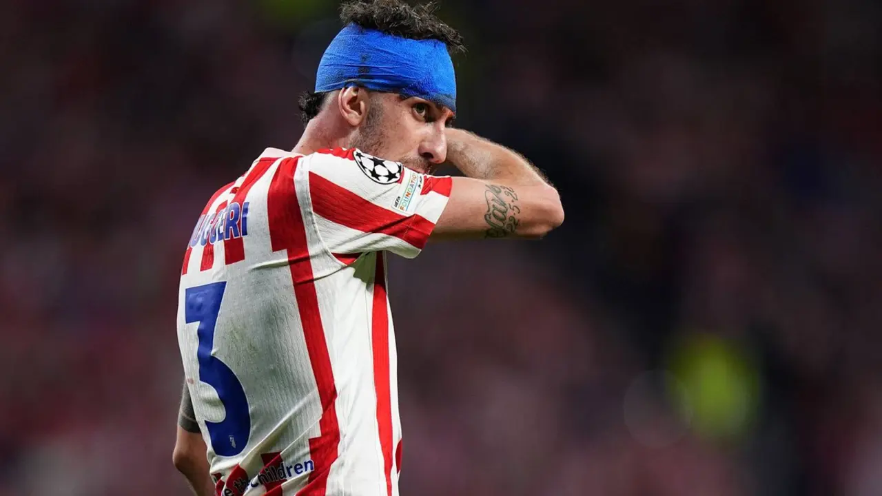 Ruggeri en el Metropolitano contra el FC Barcelona | Fuente @Atleti