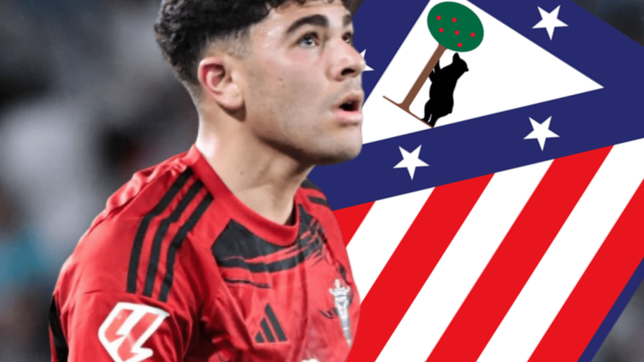 Salim El Jebari, jugador del Mirand&eacute;s CF | Fuente (@salim_jh_, Canva)