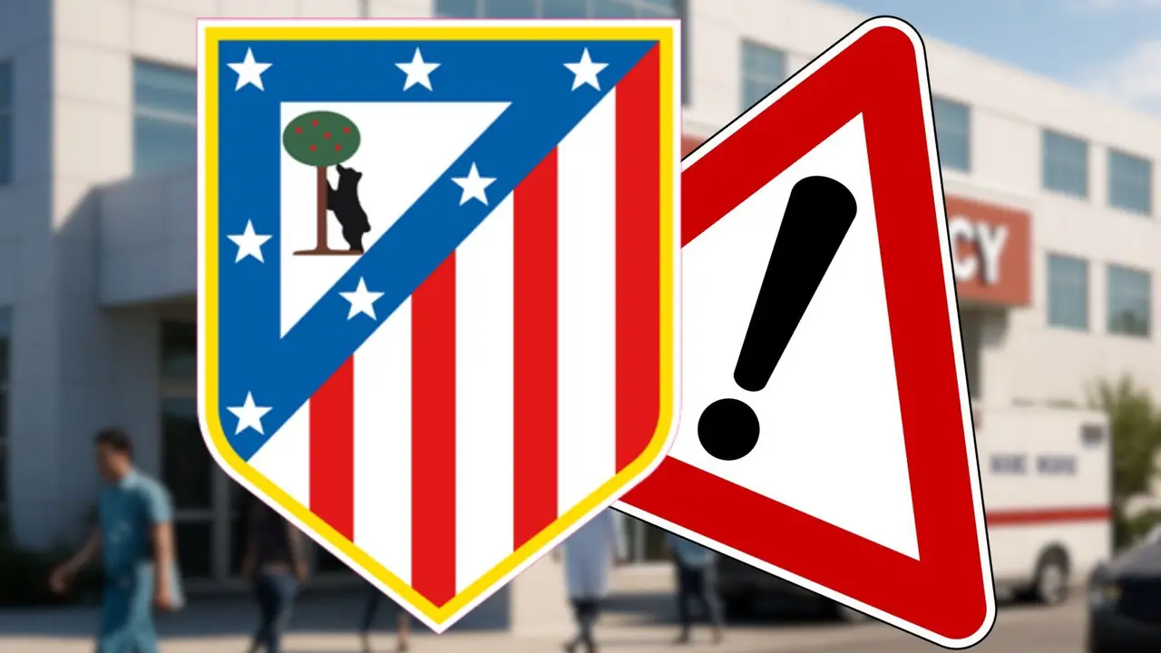 Preocupaci&oacute;n en el Metropolitano  | Fuente (@Atleti)