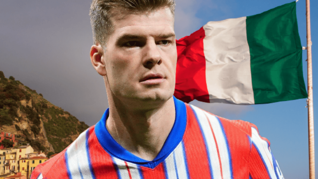 Sorloth, en la agenda de un gigante de la Serie A | Fuente (@Atleti, GoAssistance, Canva)