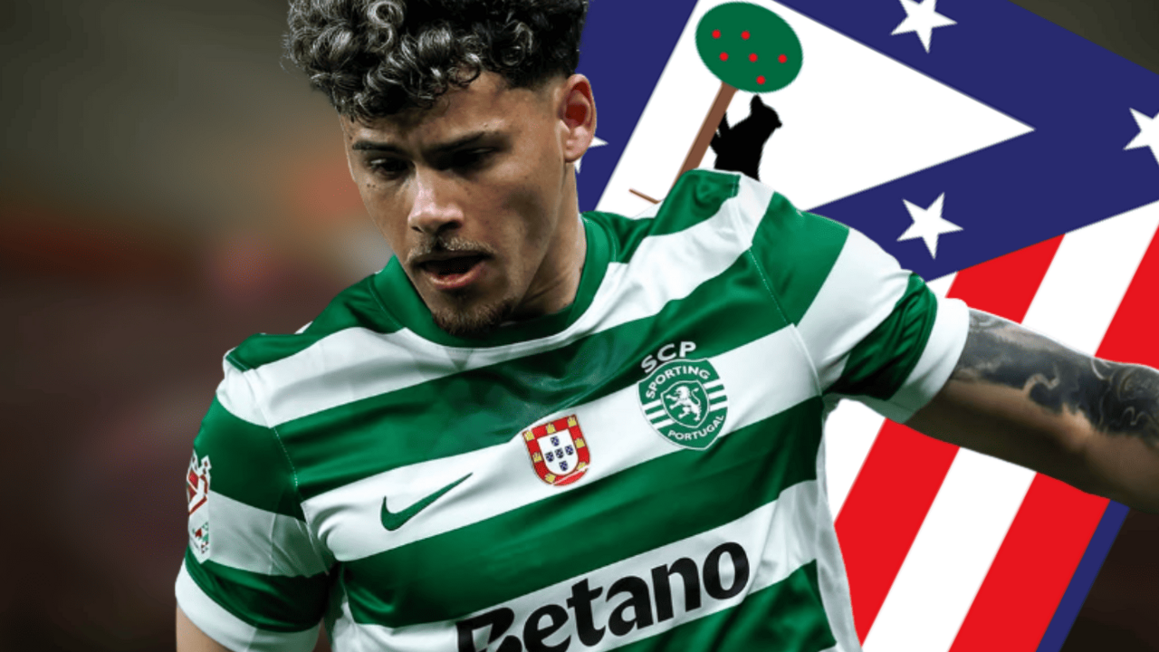 Maximiliano Ara&uacute;jo, jugador del Sporting Club de Portugal | Fuente (@maximilianoaraujo6, Canva)