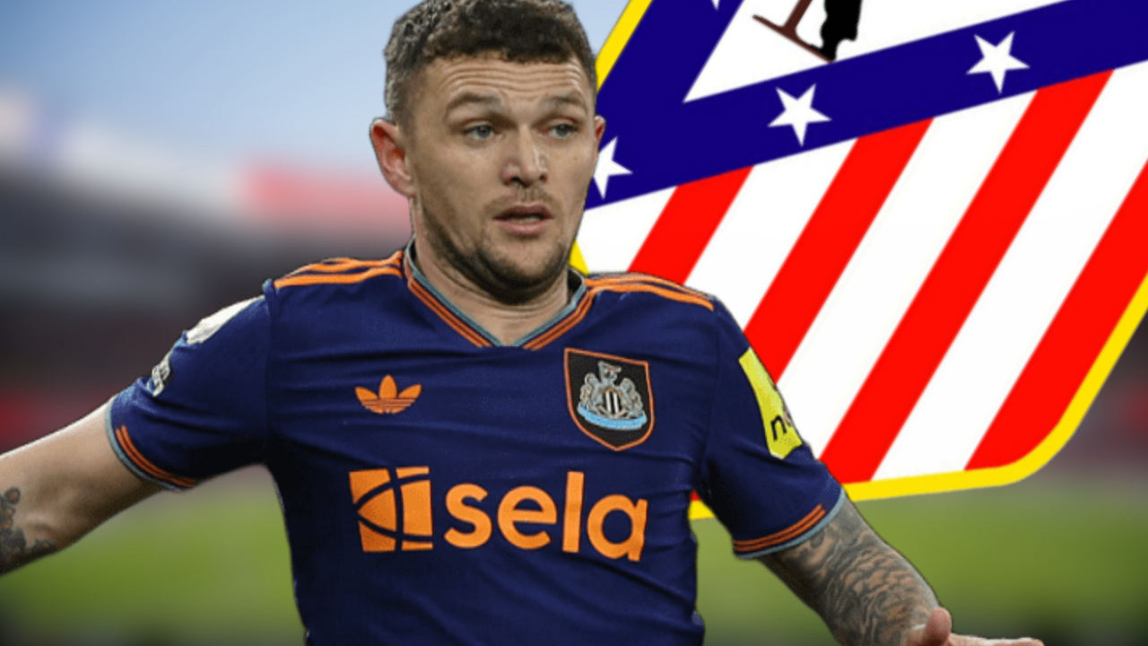 Kieran Trippier genera una puja en el mercado | Fuente (@Atleti y Canva)
