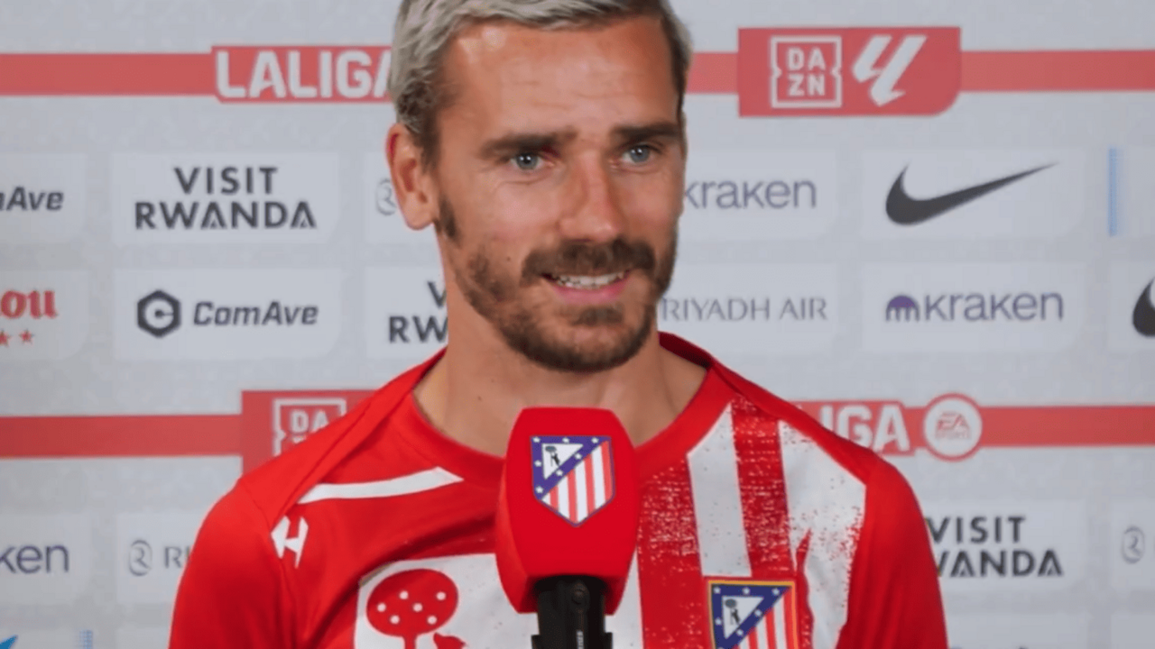 Griezmann habl&oacute; tras la victoria en liga ante el Athletic | Fuente (@Atleti)