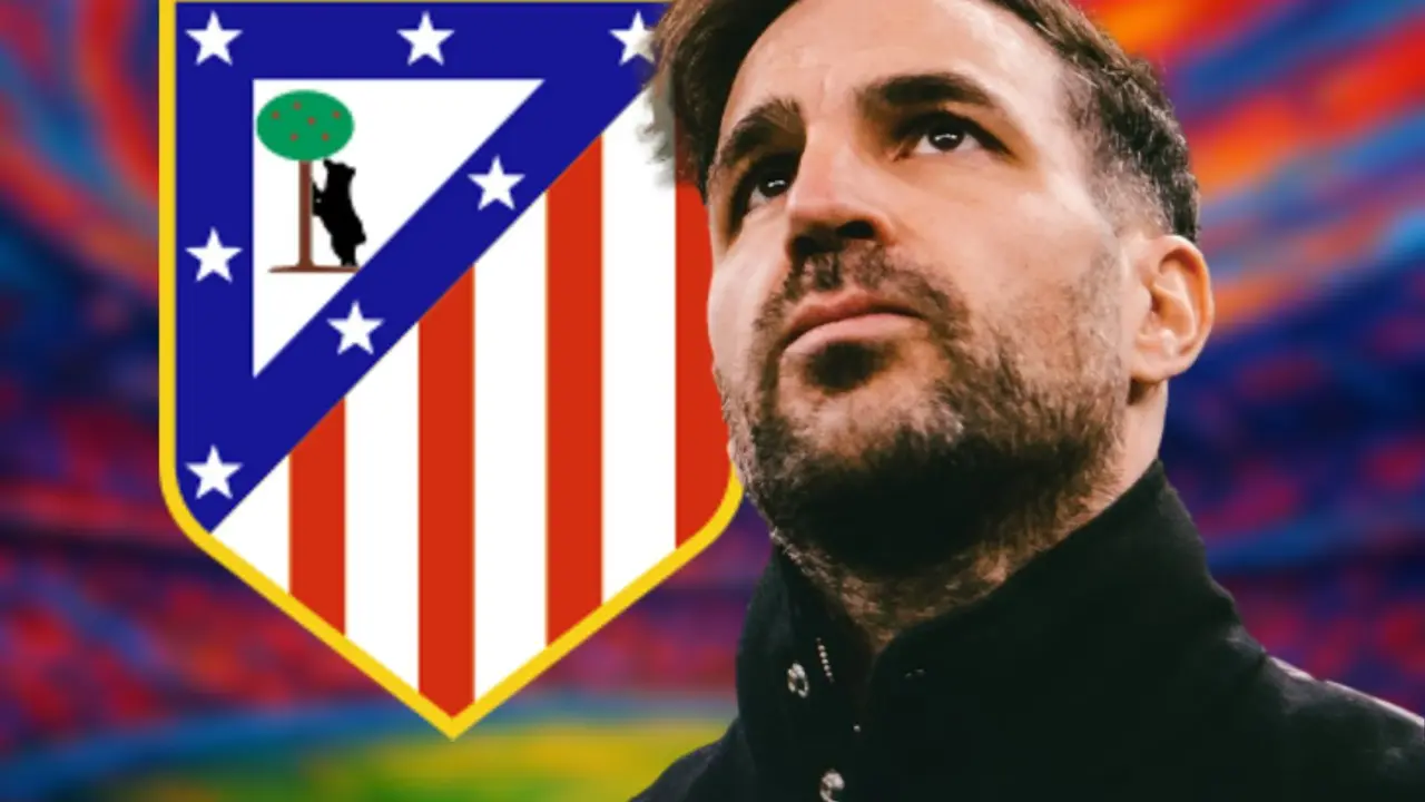 Cesc mira a un deseo del Atl&eacute;tico | Fuente (Canva, @comofootball)