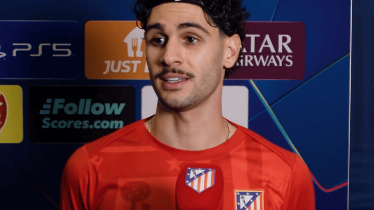 Cardoso compareci&oacute; tras el choque de Champions | Fuente (@Atleti)