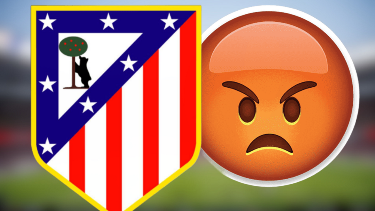 Enfado en la cantera del Atl&eacute;tico | Fuente (@Atleti, Canva)