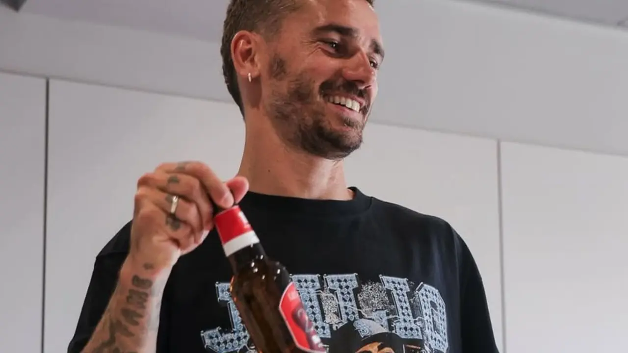 Sorpresa de Mahou a Griezmann | Fuente (@Atleti)