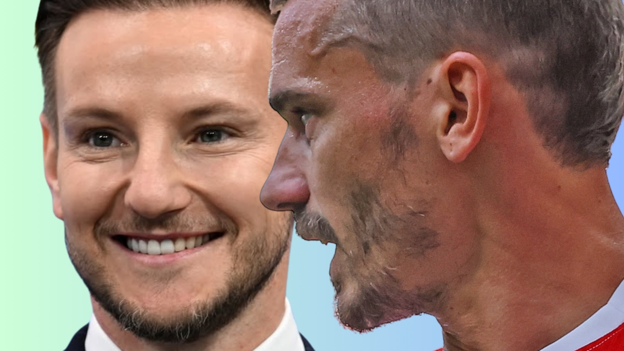 Rakitic habla sobre la carrera de Griezmann | Fuente: (@ivanrakitic, @Atleti y Canva)