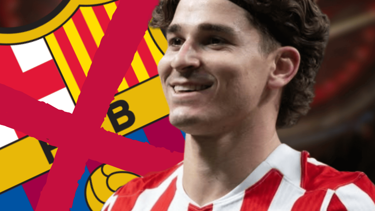 Juli&aacute;n Alvarez y su enorme v&iacute;nculo con el Atl&eacute;tico de Madrid | Fuente (@Atleti, Canva)