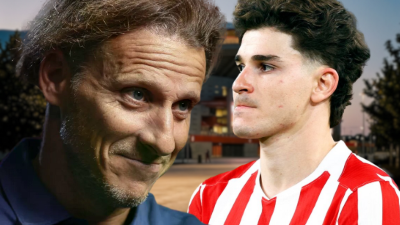 Diego Forl&aacute;n habla de Juli&aacute;n Alvarez | Fuente (Canva, @Atleti)