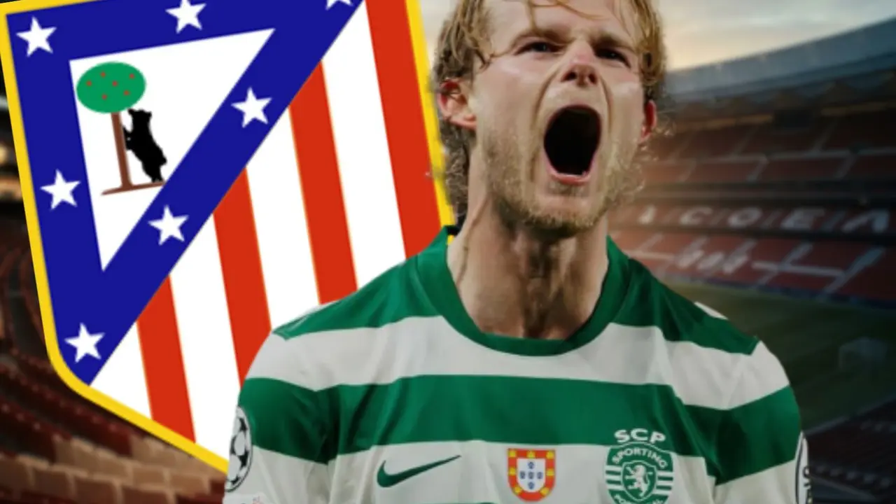 Paso adelante del Atl&eacute;tico por Hjulmand | Fuente (Canva, @mortenhjulmand)
