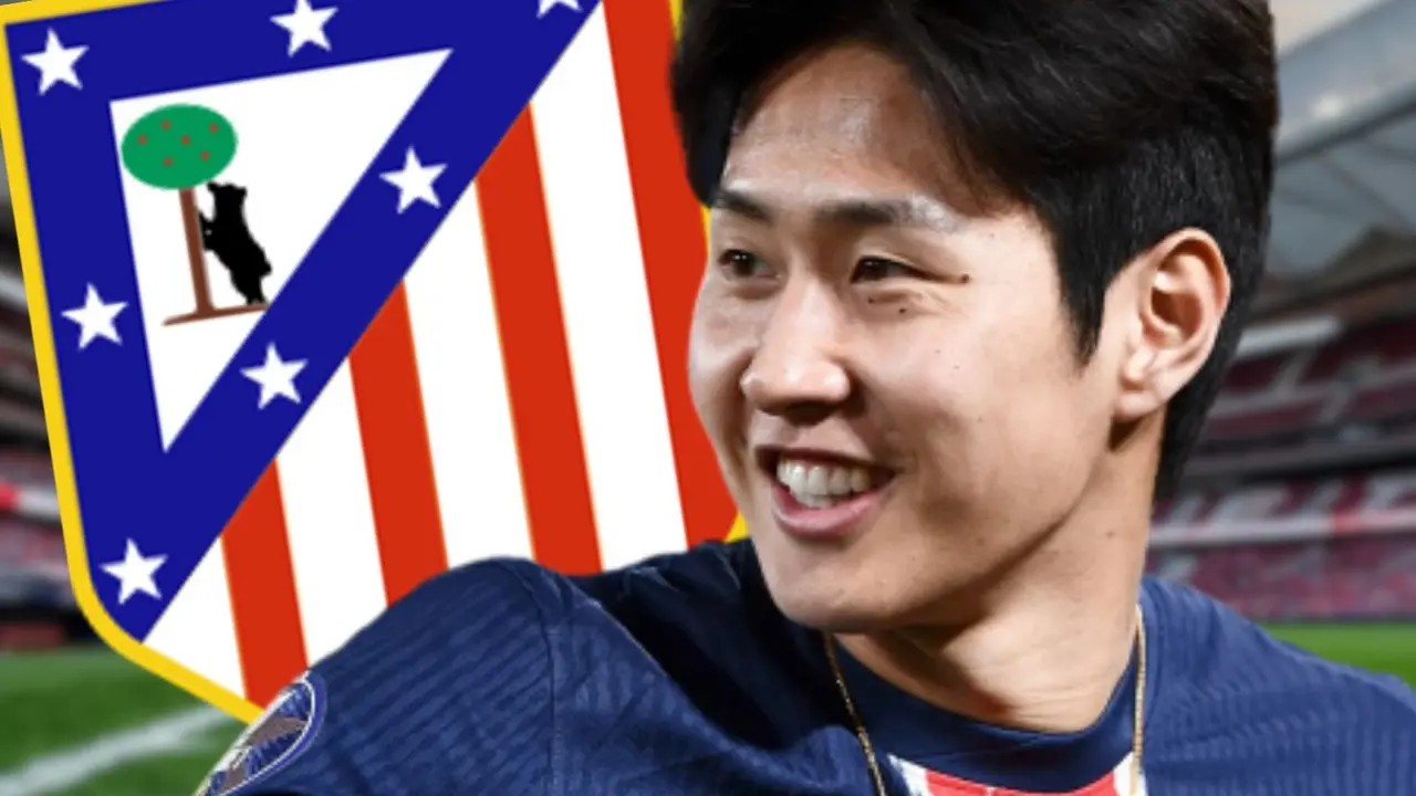 Kang In-Lee se acerca al Atl&eacute;tico | Fuente (Canva, @PSG)