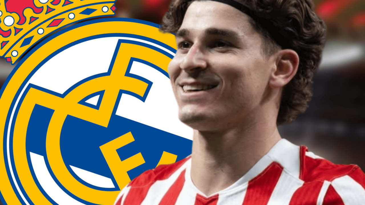Indignaci&oacute;n por la oferta de 150 millones por Juli&aacute;n | Fuente (@Atleti, Canva, Real Madrid)