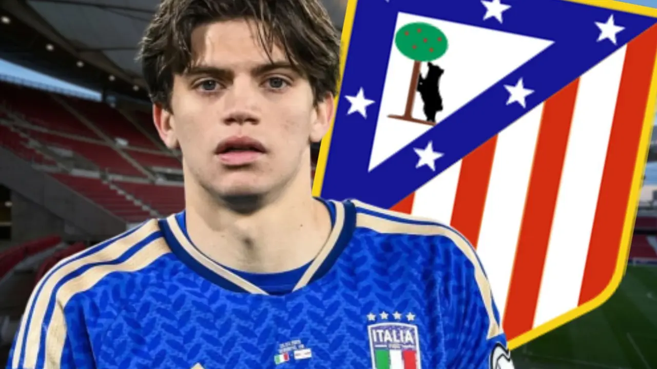 Opci&oacute;n italiana para la defensa del Atl&eacute;tico | Fuente (Canva, @marcopalestraa)