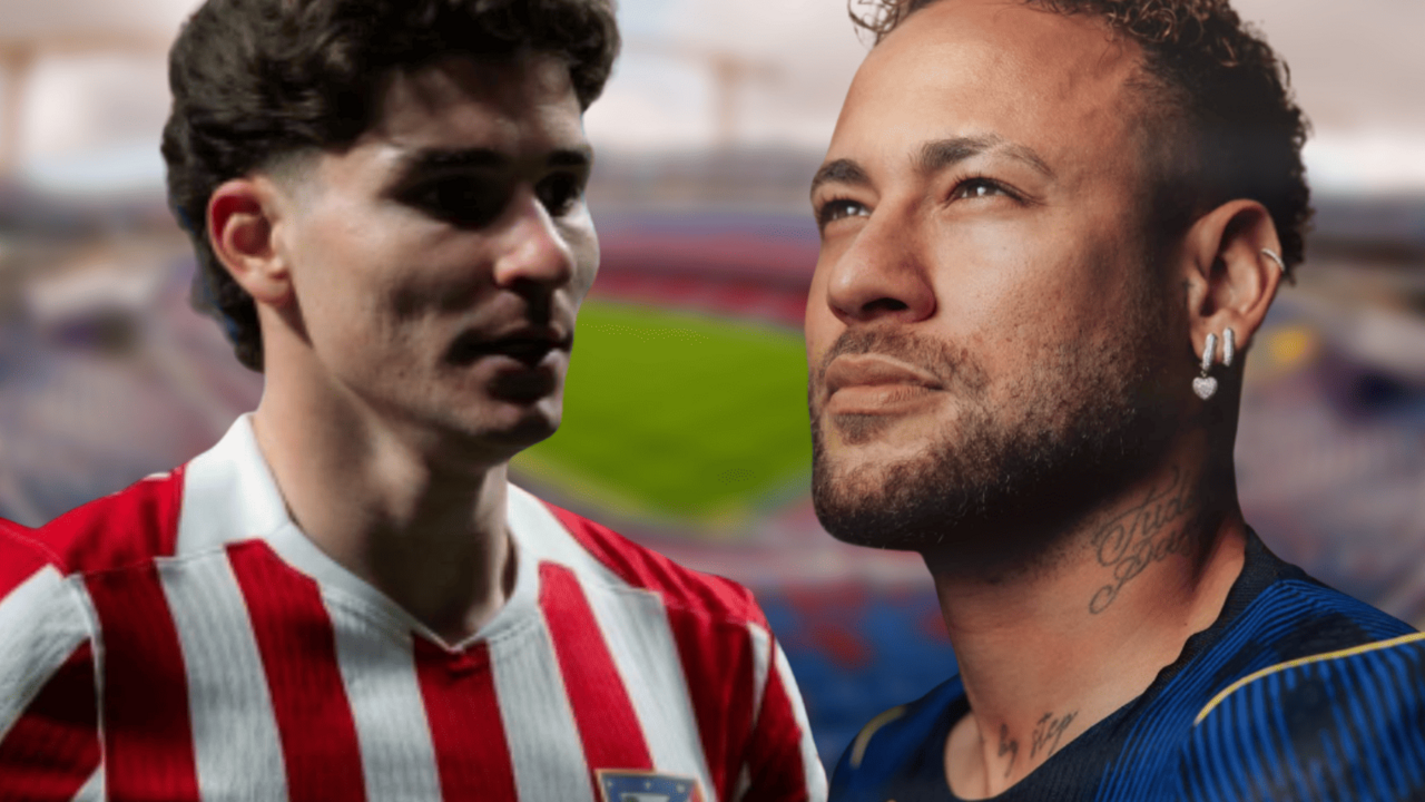 El precedente con Neymar que da la raz&oacute;n al Atl&eacute;tico | Fuente (@juliaanalvarez, @neymarjr, Canva)