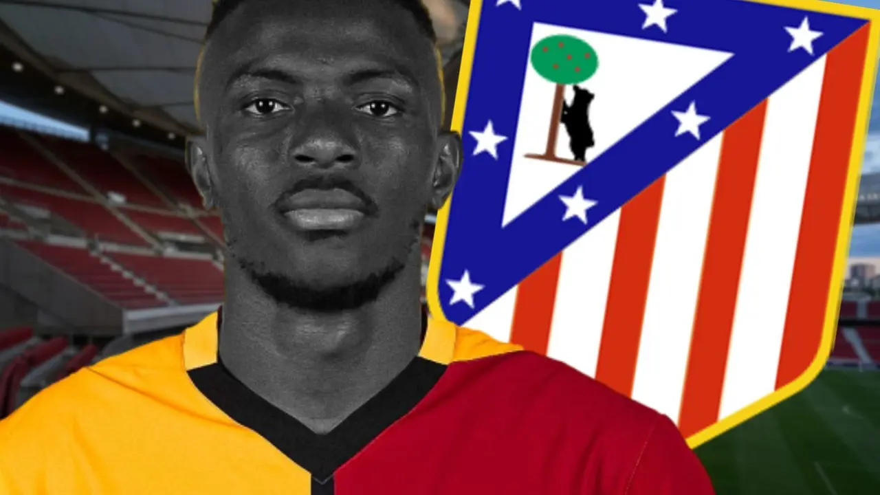 Osimhen se ofrece al Atl&eacute;tico | Fuente (Canva, @Galatasaray )