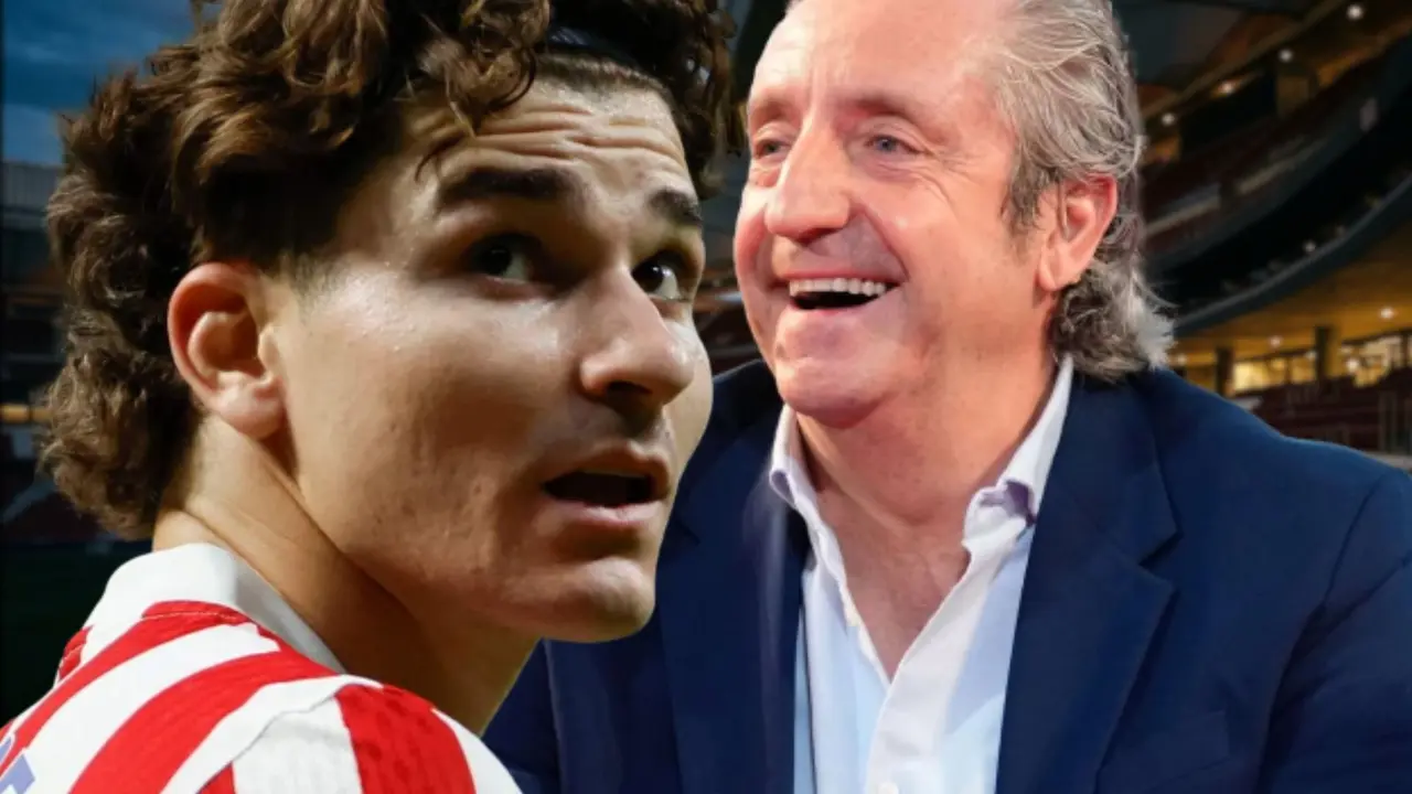 Pedrerol habla del futuro de Juli&aacute;n Alvarez | Fuente (Canva, @Atleti)
